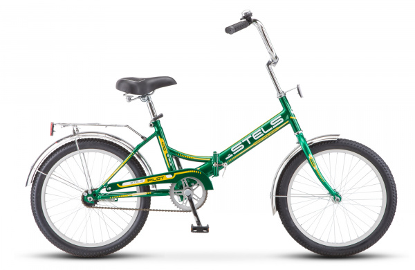 Велосипед 20 STELS Pilot-410 20" 13.5" Зеленый/желтый