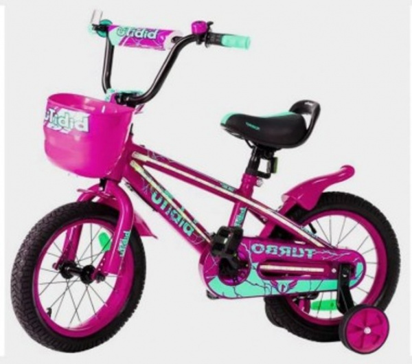 Велосипед 14" BIBITU TURBO, розовый