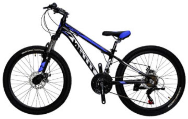 Велосипед Stailer Smart- 24"черный-синий-белый