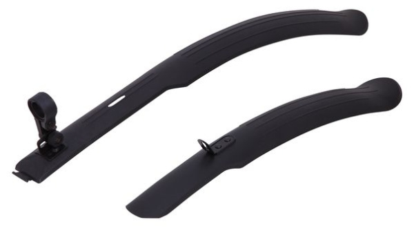 Крылья PM-26, зажим 31,8мм, пластик, черные Х10333
