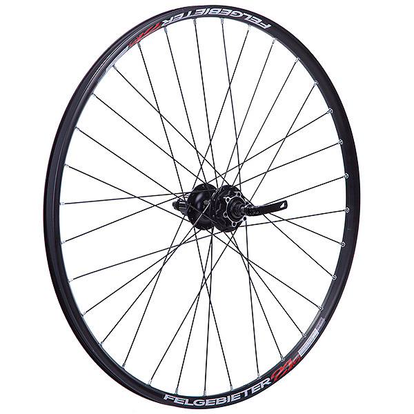 Колесо 27,5" зад, двустенный пистонированный алюм.обод 32 отв., втулка Shimano HB-M525DEOR алюм под