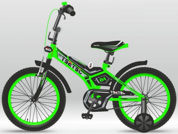 Велосипед JETSET 18 (JS-N1801  115-128 см (6-8 лет)  зеленый)