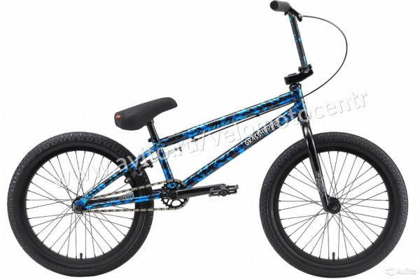 Велосипед TechTeam Grasshoper 20" сине-черный