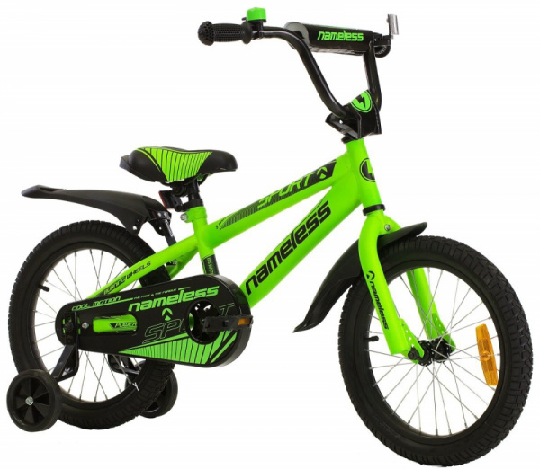 Велосипед 20" NAMELESS SPORT, зеленый/черный