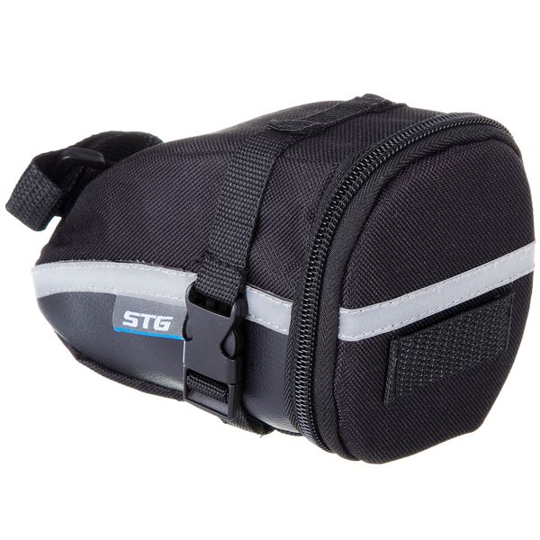 Велосумка STG 13196 под седло,черная.
