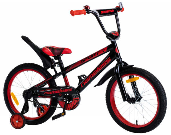 Велосипед 20" NAMELESS SPORT, черный/красный