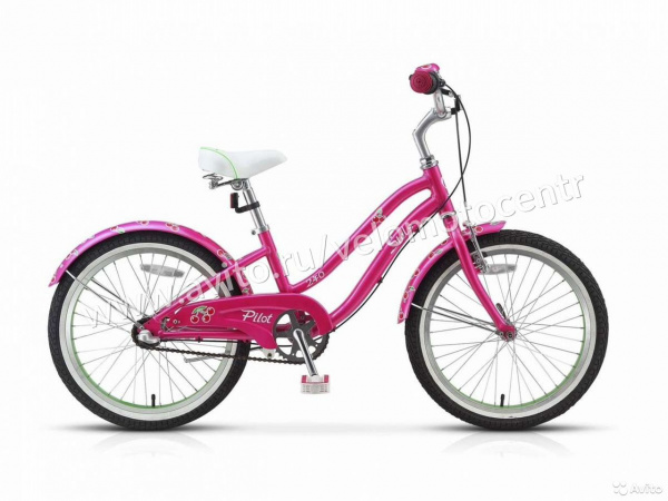 Велосипед Pilot-240 Lady 20" 3sp  розовый