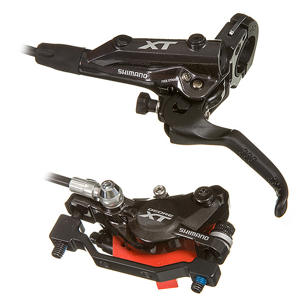 Тормоз Дисковый Shimano DISC BRAKE ASSEMBLED SET, DEORE XT, BL-M8000(L), BR-M8000(F) W/SM-MA-F180P/P