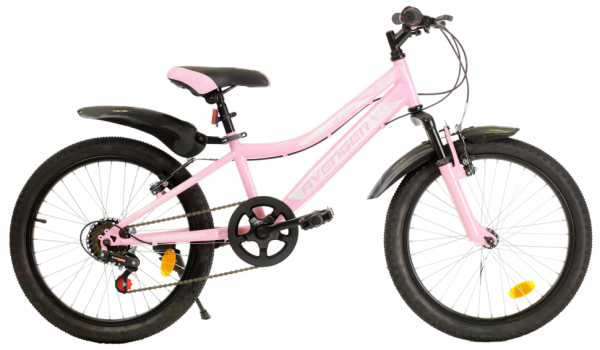 Велосипед 20" AVENGER C200W, розовый/белый