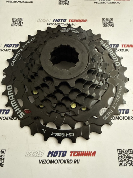 Кассета Shimano, HG200, 7ск, 12-32