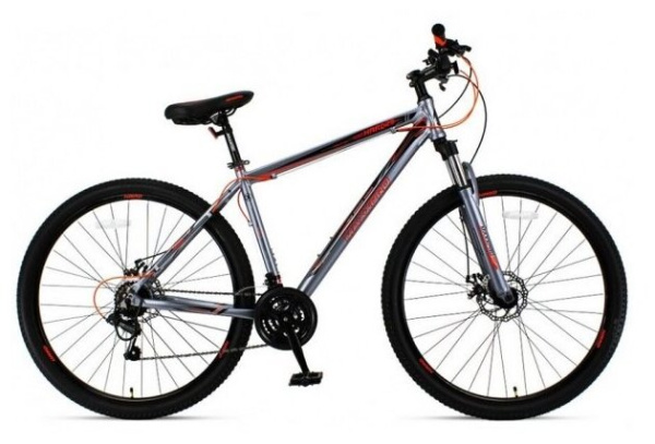 Велосипед RU HARD 29 N2901-2 (серо-оранжевый)