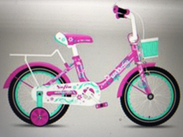 Велосипед SOFIA 12 фиолетово-бирюзовый