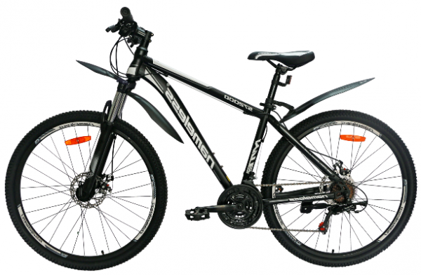 Велосипед 27,5" Nameless S7200D, черный/ белый, 17"