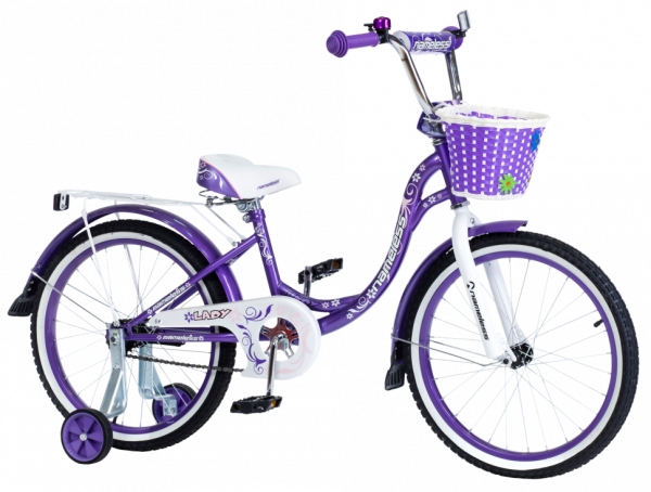 Велосипед 20" NAMELESS LADY, фиолетовый/белый