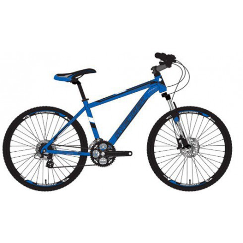 Велосипед 20" AVENGER C201D, синий/черный