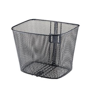 Корзина перед. Черная метал. Сетка