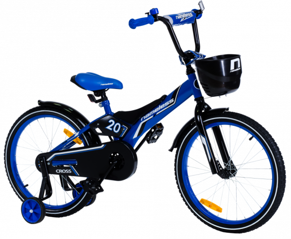 Велосипед 20" NAMELESS CROSS, голубой/черный