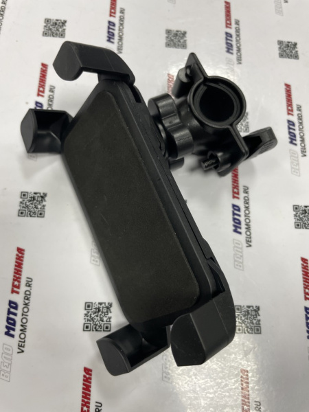 Держатель для телефона пластик., черный, регулируемый