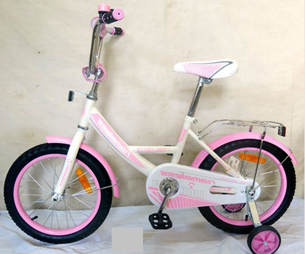 Велосипед 16" NAMELESS VECTOR, белый/розовый/хром