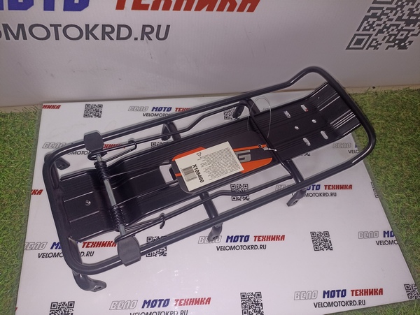 Багажник модель STG HS-H019, диск. тормоз, алюминий, черный