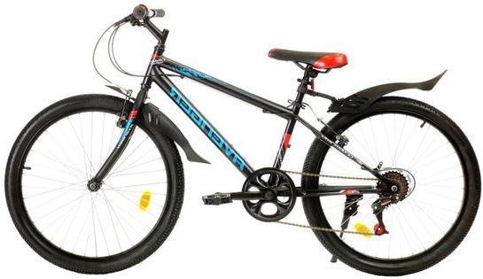 Велосипед 24" AVENGER C241, черный/красный