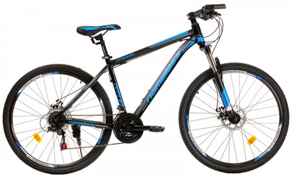 Велосипед 27,5" NAMELESS J7300D, черный/голубой