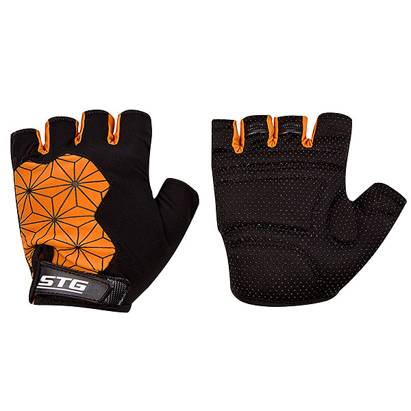 Перчатки STG Replay unisex   черно/оранж размер XL