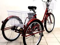 Велосипед 24 Электро 3-х колёсный Torrid красный