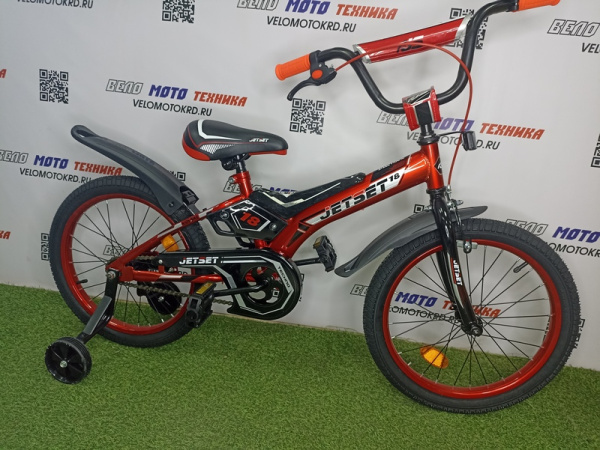 Велосипед JETSET 18 (JS-N1802  115-128 см (6-8 лет)  красный)