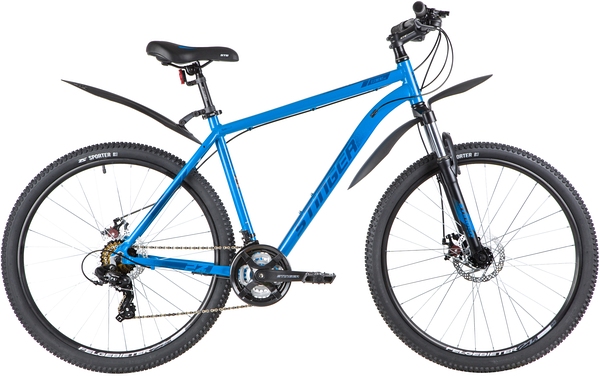 Велосипед Stinger 29" ELEMENT EVO 22", синий, TZ500/TY300/TS-38-7