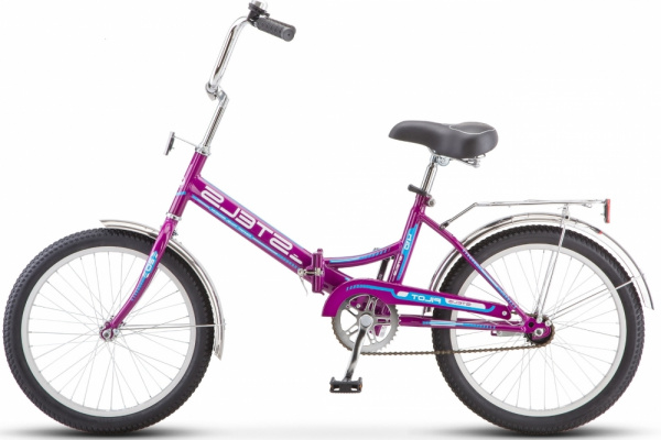 Велосипед  Складной  20" 7 Скоростей бирюзовый(зеленый) -розовый-оранжевый Сталь Stailer