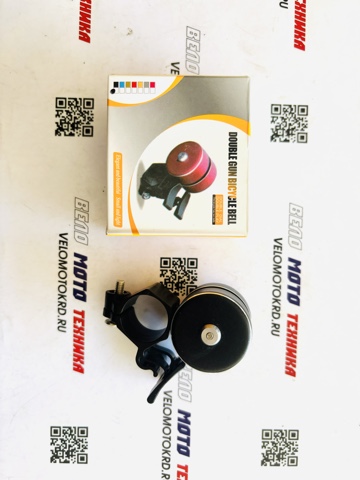 Звонок велосипедный двойной 15410-Р4