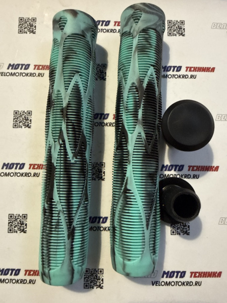 Грипсы 2шт с барендами Voodoo 165 mm celadon