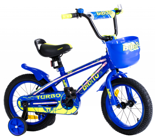 Велосипед 12" BIBITU TURBO, голубой