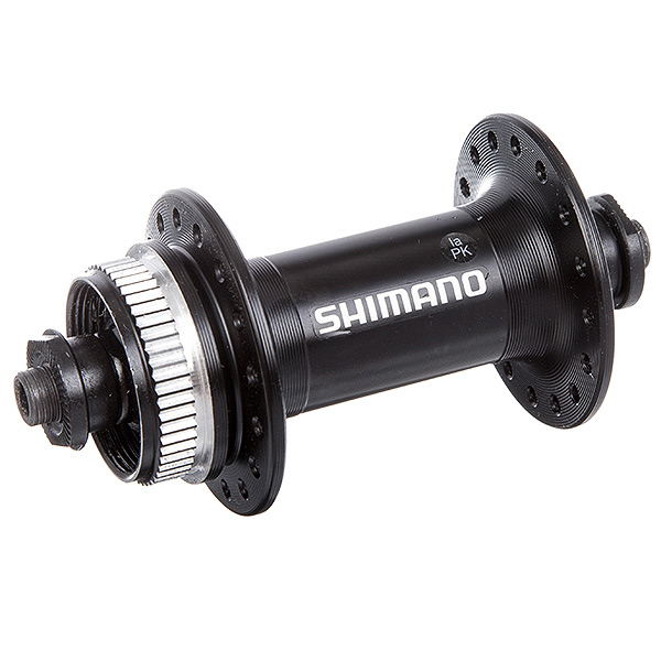 Втулка Передняя Shimano HB-RM35, 32отв.:100MM ось:108MM QR:133MM(черн)под c-lock, черн,AHBRM35BL5