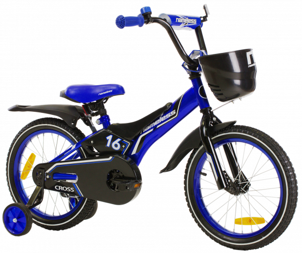 Велосипед 16" NAMELESS CROSS, синий/черный