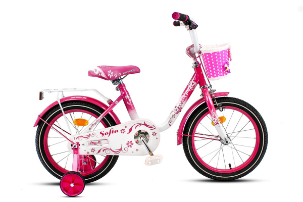 Велосипед MAXXPRO SOFIA 12 (SOFIA-N12-2  95-101 см (3-4 года)  розово-белый)