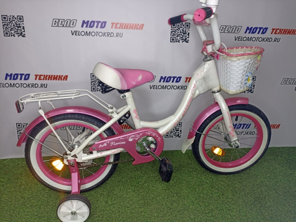 Велосипед MAXXPRO FLORINA N14-1 (бело-розовый)