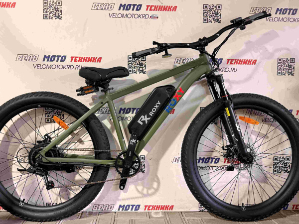 Электро велосипед ROXY D205 Цвет:зеленый 500W