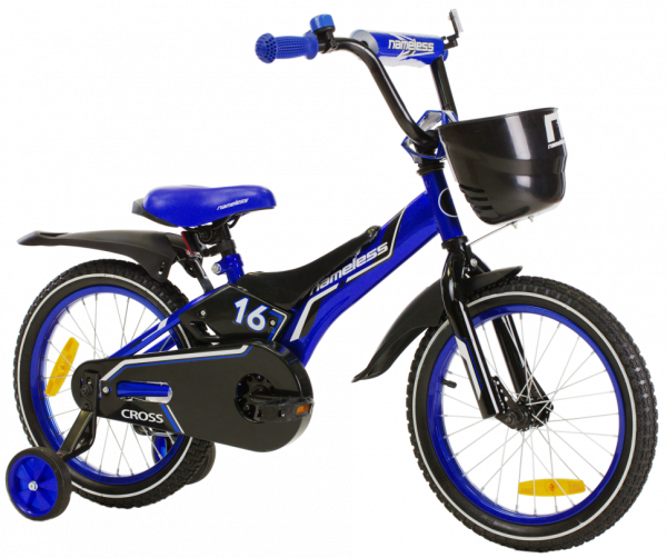 Велосипед 14" NAMELESS CROSS, голубой/черный