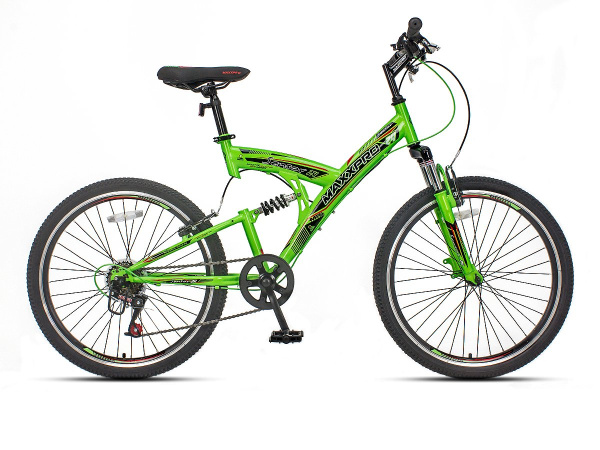 Велосипед SENSOR 24 зелёно-чёрный