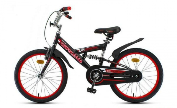 Велосипед 20 Maxxpro SENSOR 20 XS чёрно-красный