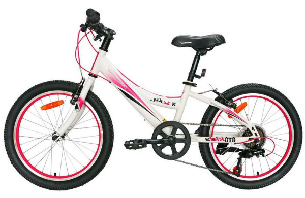 Велосипед 20" NAMELESS S2300W, белый/розовый, 11"