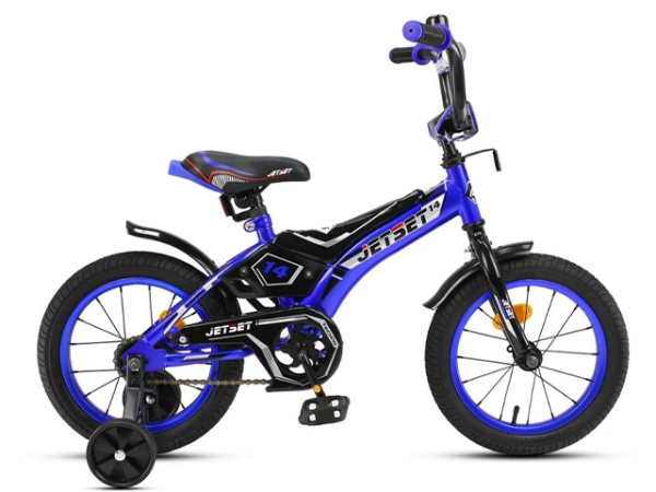 Велосипед JETSET 14" синий JS-N1403
