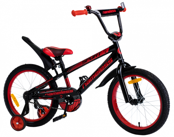 Велосипед 18" NAMELESS SPORT, черный/красный