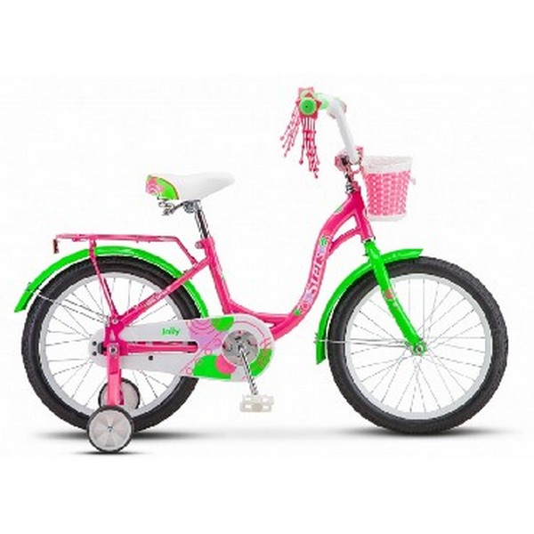 Велосипед 18 Stels Jolly V010 пурпурный/зеленый