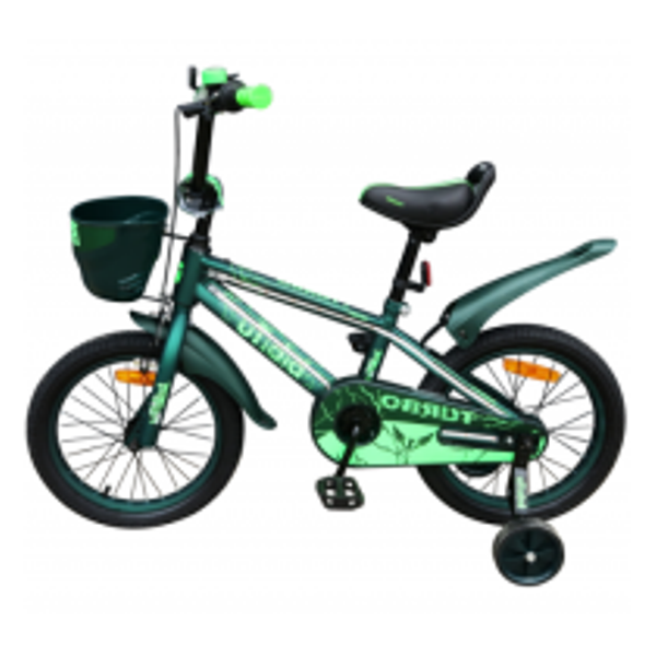 Велосипед 12" BIBITU TURBO, зеленый