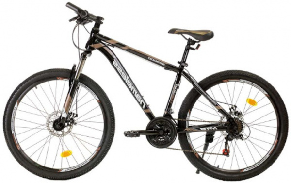 Велосипед 26" NAMELESS S6300DH, черный/коричневый