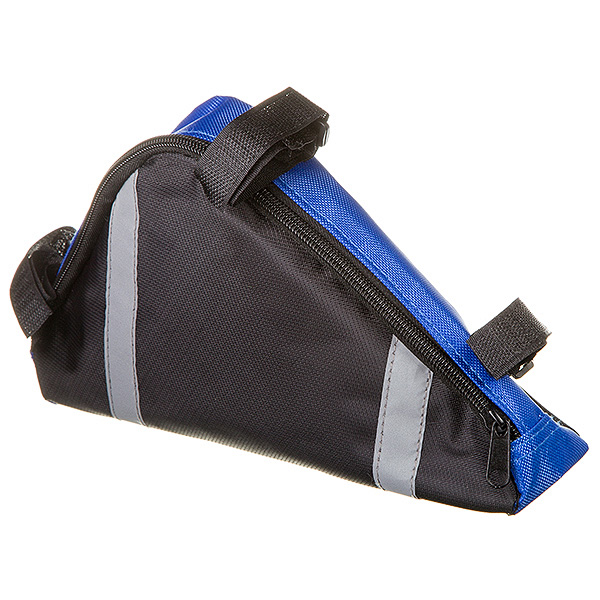 Велосумка STG 12490 L под раму,треугольная ,черная/серая .