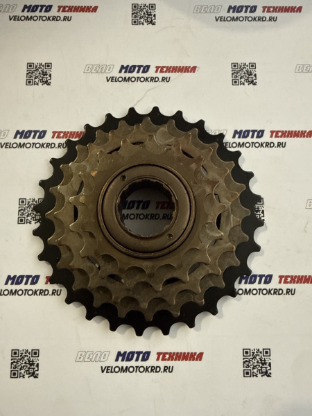 Звездочка вело задняя EDX5,пять бол.зв.черн.дизайнShimano